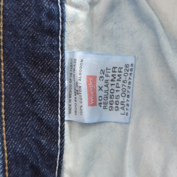 NWT Men's Wrangler Five Star Regular Fit Jeans Size 40 X 32 - Picture 4 of 4